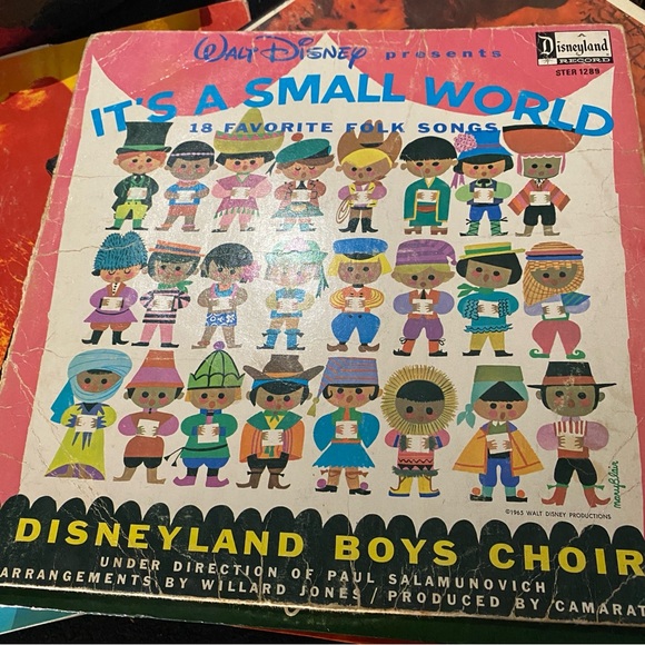 Disney Other - Vinyl, Walt Disney It’s a Small World Vintage